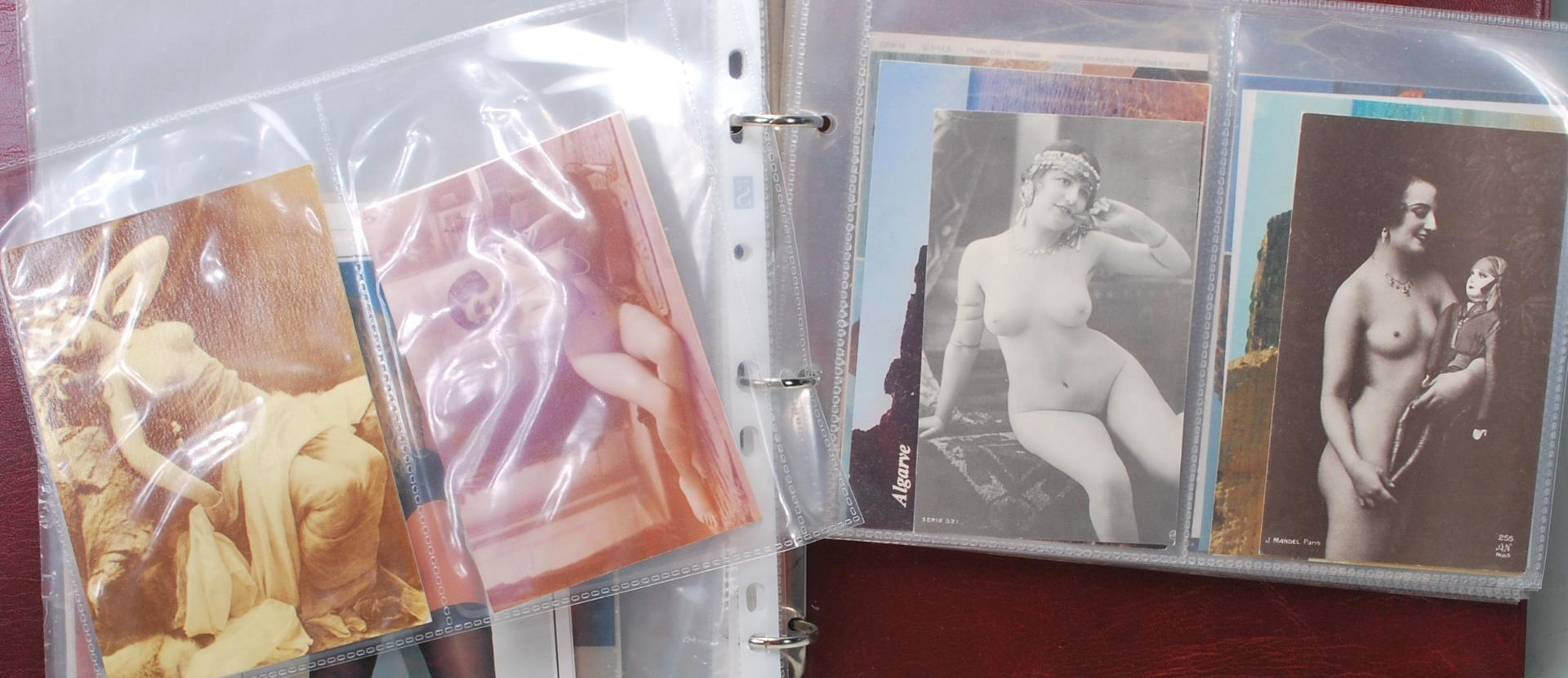 Erotic / Pornographic postcards - a collection of x55. Modern collection of semi-naked, nude, and - Bild 16 aus 28