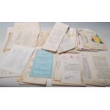 A collection of 19th century and 20th century ephemera to include: property auction catalogues dates