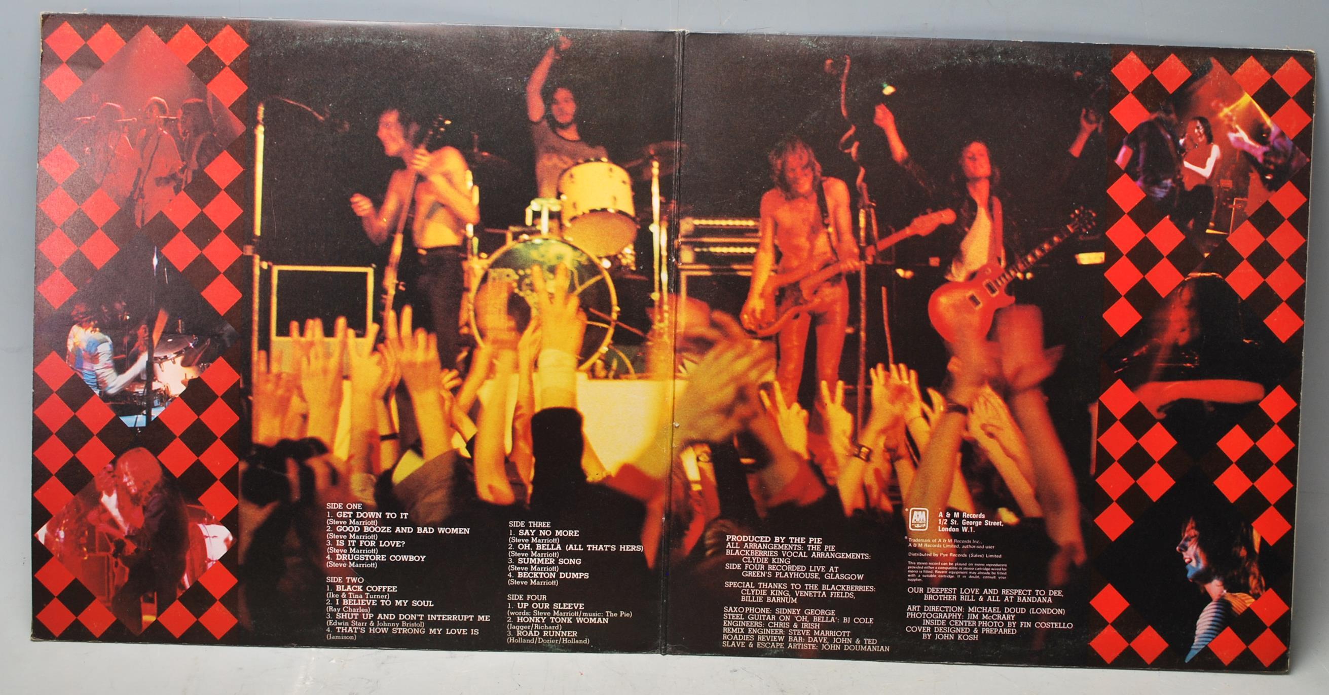 HUMBLE PIE - TWO VINYL RECORD LPS - EAT IT & ROCKIN' THE FILLMORE - Image 3 of 9
