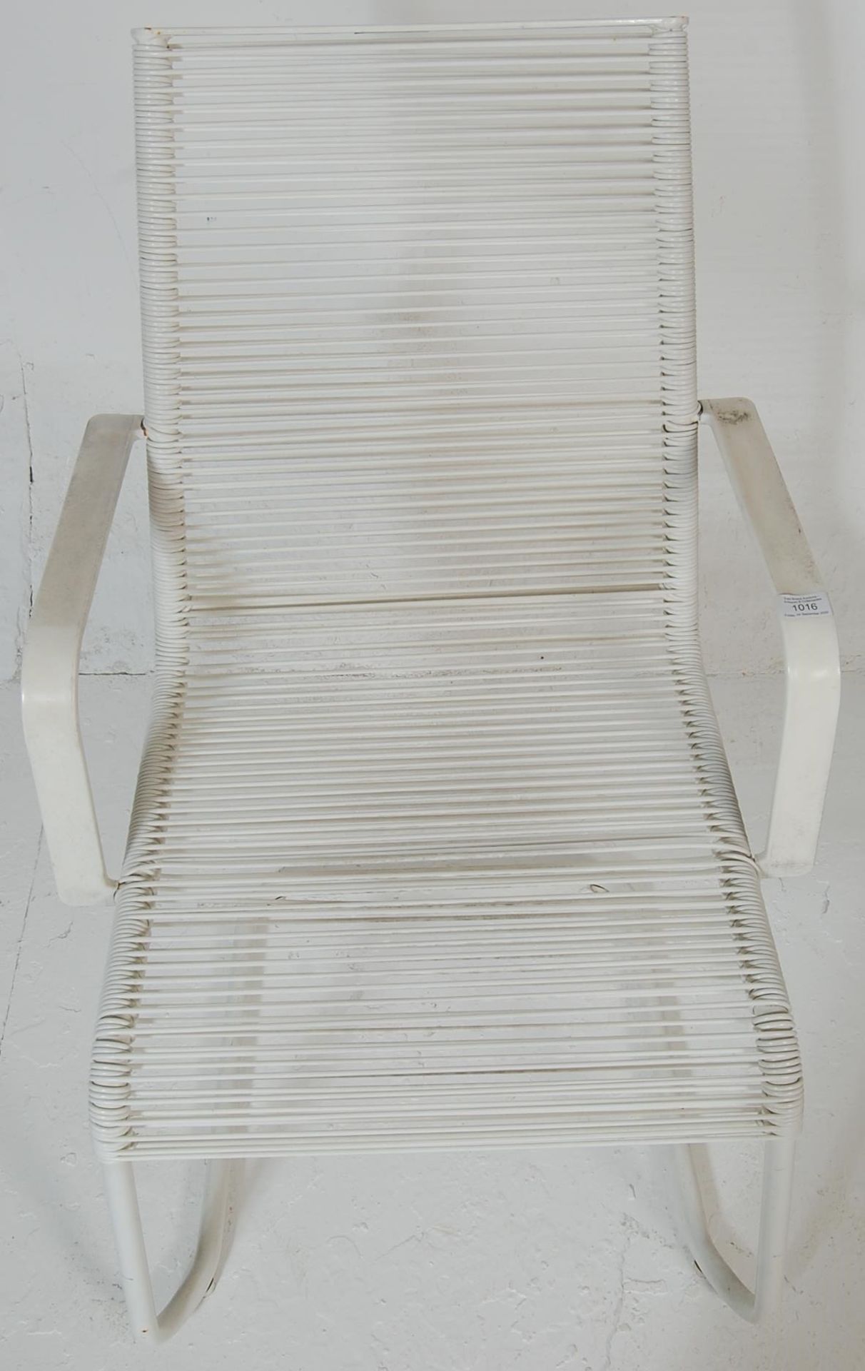 A contemporary Italian in the manner of Giandomenico Bellotti ' Spaghetti ' chair - armchair in - Bild 3 aus 4