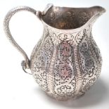 ANTIQUE SILVER INDIAN JUG