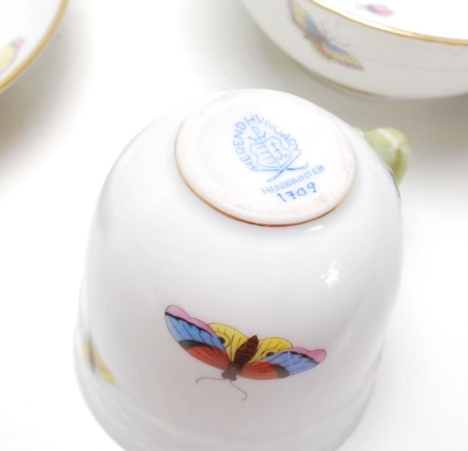 HEREND TEA SERVICE HAND PAINTED - Bild 8 aus 8