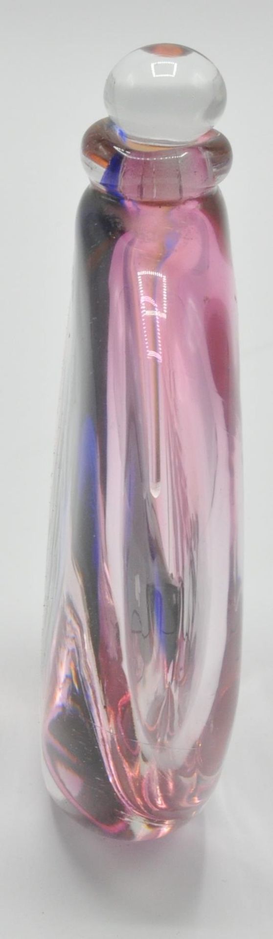 STUDIO ART GLASS SWIRL STOPPERED BOTTLE - Bild 4 aus 6