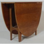 NATHAN MID CENTURY TEAKWOOD DROP LEAF DINING TABLE