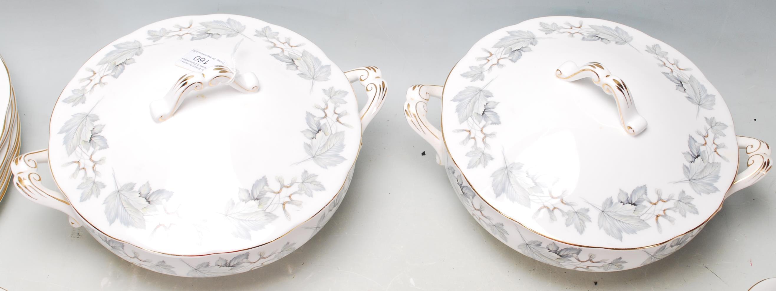 A large Royal Albert Silver maple bone china tea set / dining service comprising of a six twin - Image 6 of 14