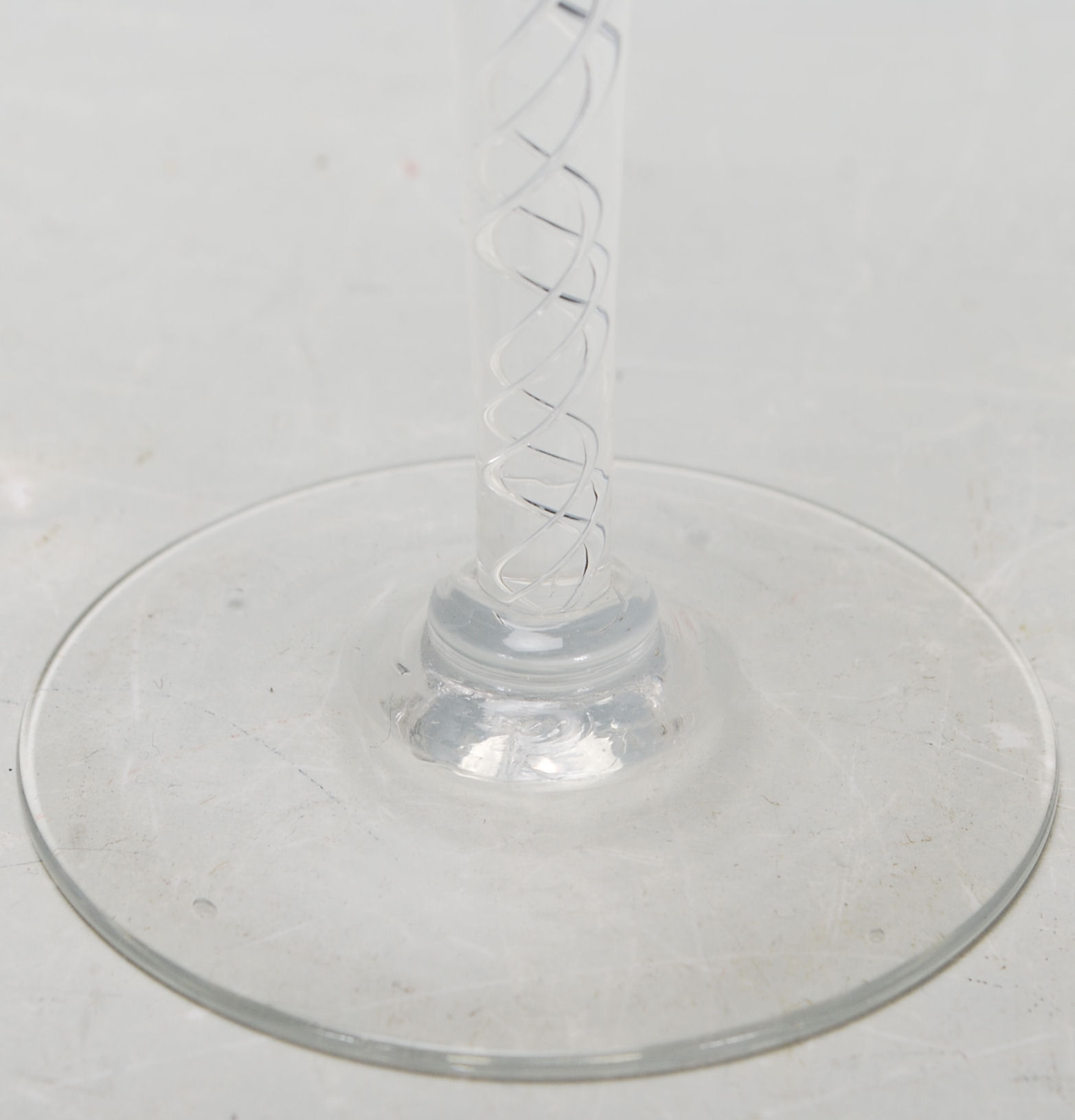 19TH CENTURY CLEAR GLASS HAND BLOWN DRINKING GLASS - Image 2 of 6