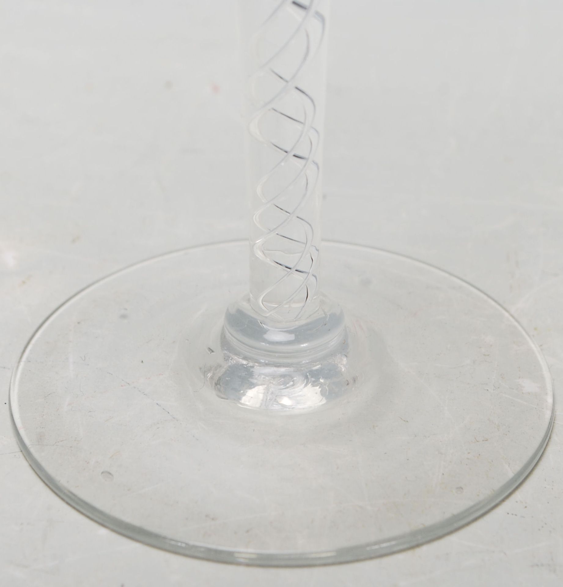 19TH CENTURY CLEAR GLASS HAND BLOWN DRINKING GLASS - Bild 2 aus 6