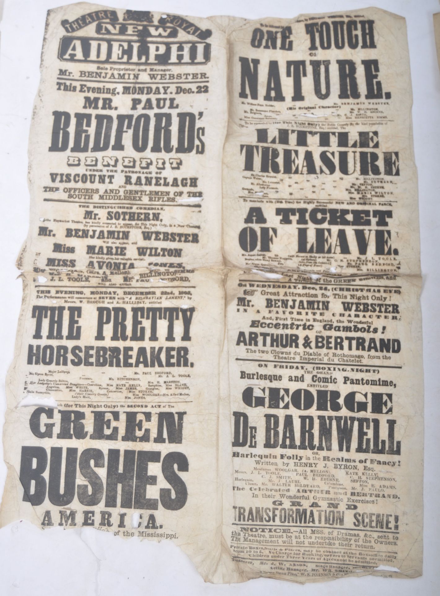 VICTORIAN EPHEMERA COLLECTION - 19TH CENTURY THEATRE POSTERS - Bild 4 aus 7