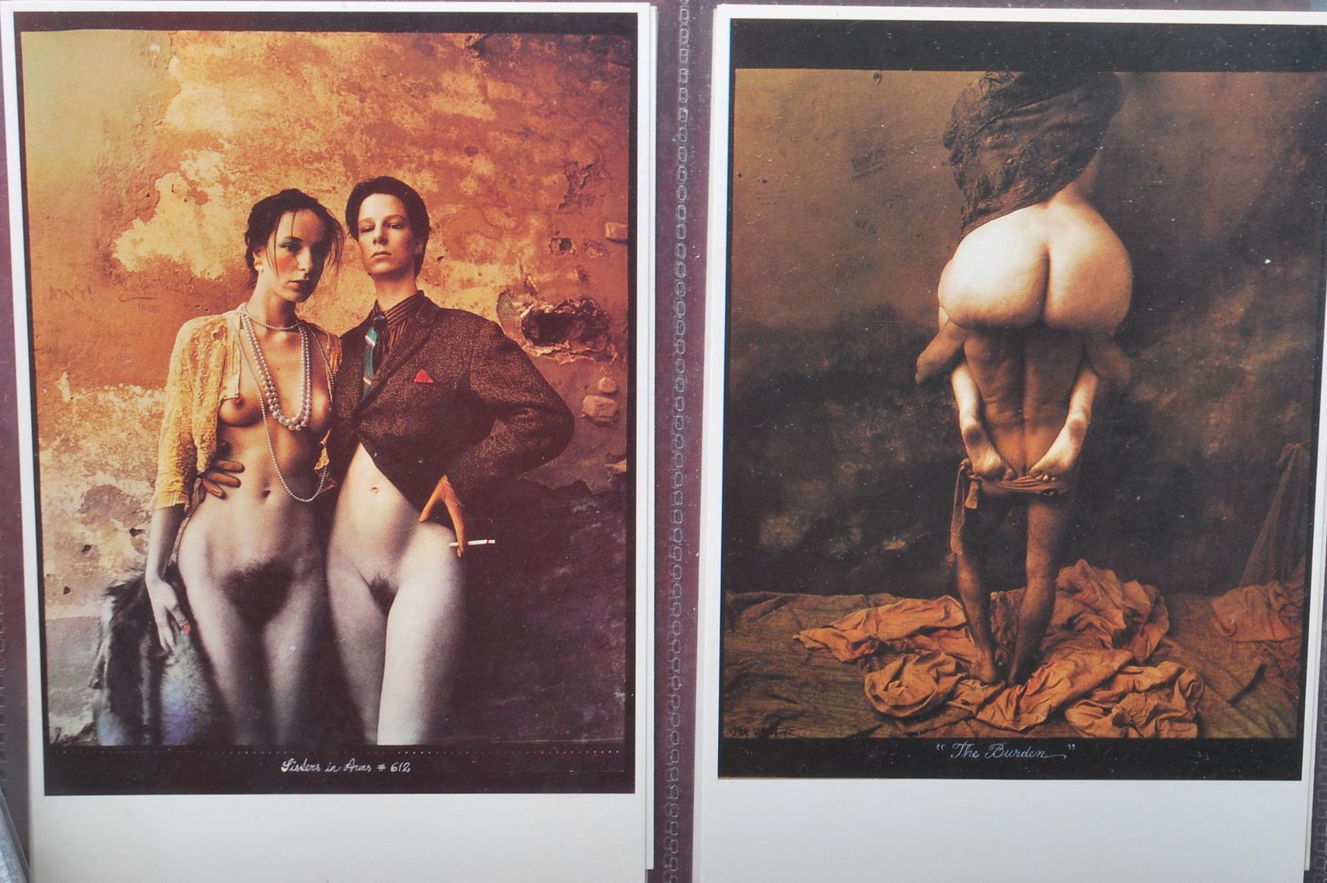 Erotic / Pornographic postcards - a collection of x55. Modern collection of semi-naked, nude, and - Bild 25 aus 28