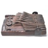 AN EARLY 20TH CENTURY AFRICAN ZIMBABWE THUMB OIANO / KALIMBA