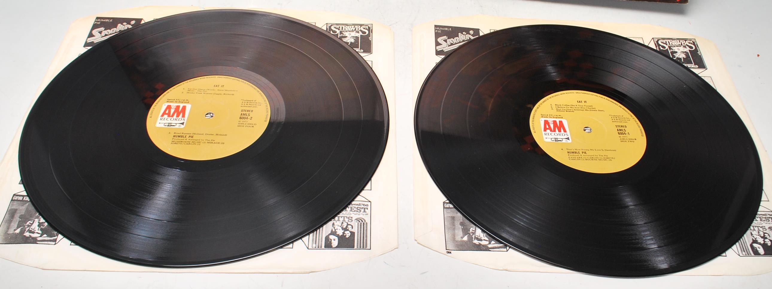 HUMBLE PIE - TWO VINYL RECORD LPS - EAT IT & ROCKIN' THE FILLMORE - Image 4 of 9