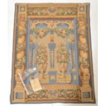 A Belgian Metrax Loggia machine woven tapestry in 17th century style. The tapestry was inspired by