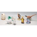 A good collection of 20th century assorted porcelain animals figurines to include Nao, Lladro,