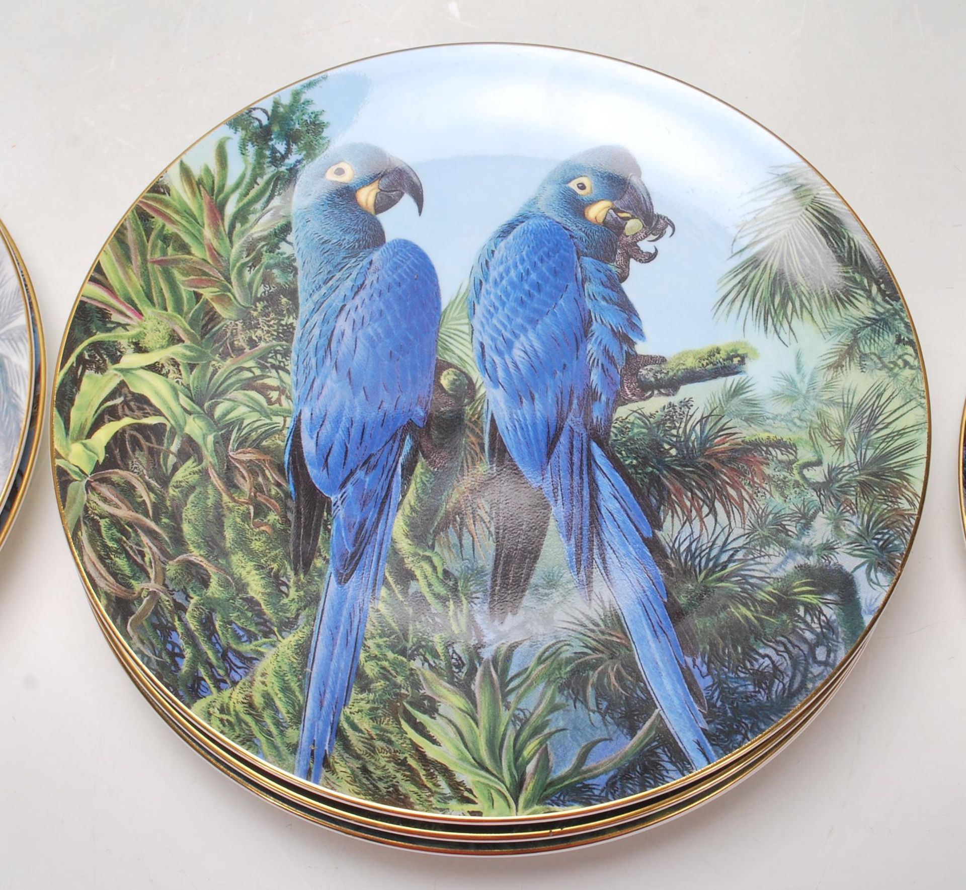 SET OF WEDGWOOD FRAGILE PARADISE COLLECTORS PLATES - Bild 2 aus 8