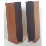 A pair of floor standing contemporary  / 20th century stereo hi-fi speakers by Jamo. The speakers