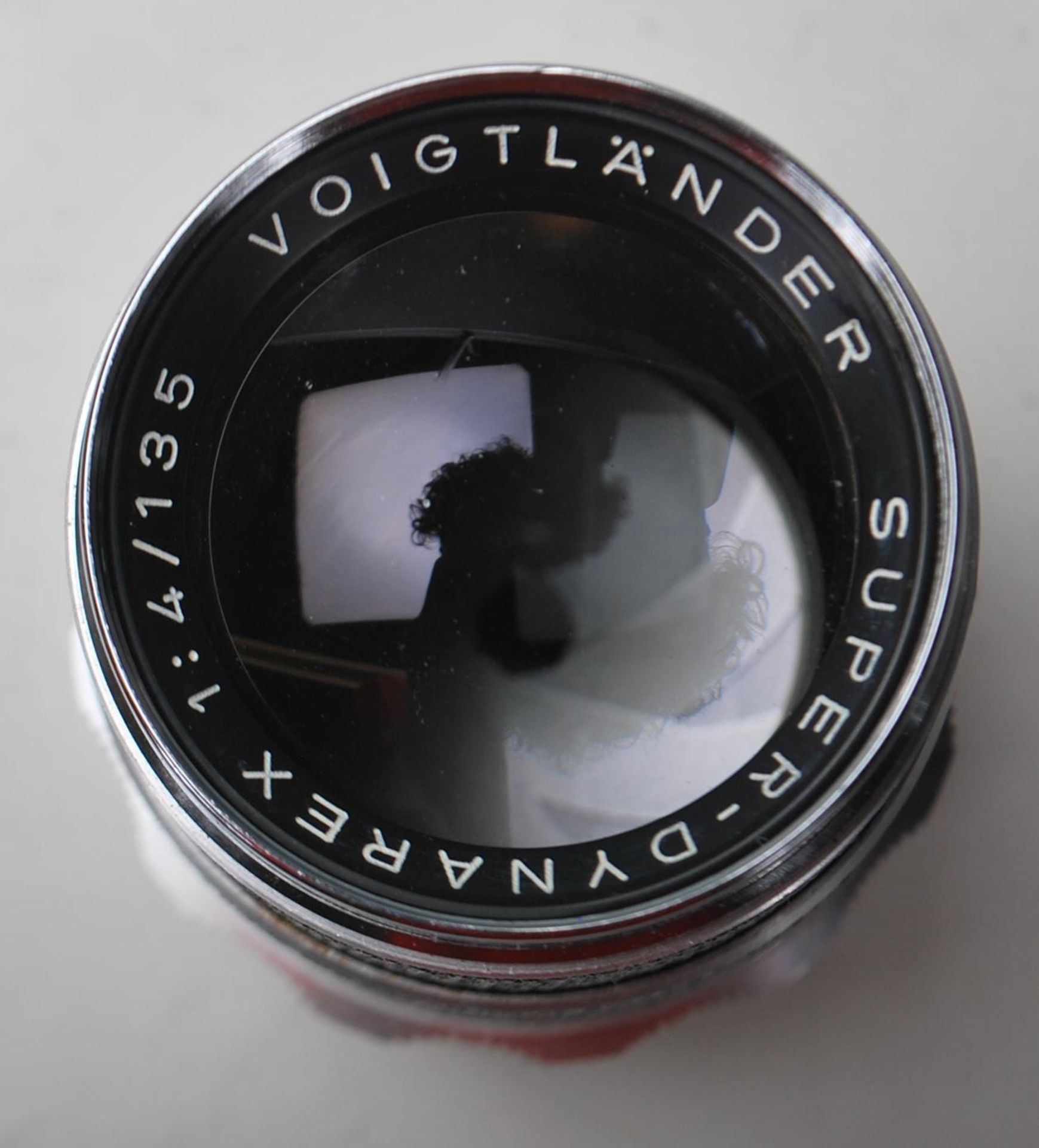 A vintage German Voigtländer camera along with spare lenses to include Nikkor S C auto 1:1.4 f= - Bild 8 aus 14