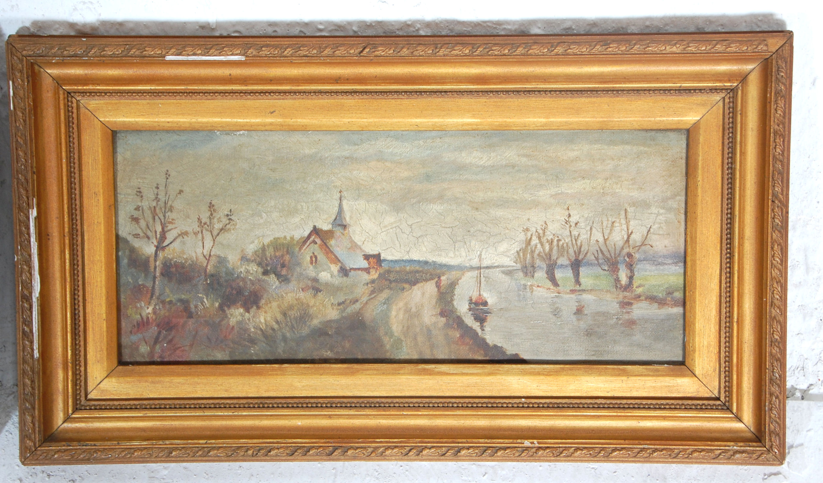A pair of early 20th Century oil on canvas landsca - Image 3 of 4