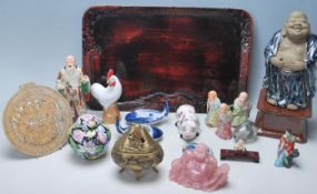 A collection of Chinese Republic period items to include a Cloisonné ginger jar and cover,