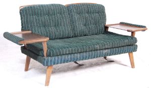 A vintage retro Danish Influenced 1970's sofa bed