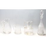 A mixed collection of glass to include retro and a