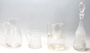 A mixed collection of glass to include retro and a