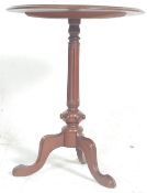 A good Victorian 19th century mahogany tripod tabl