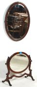 Two 19th Century Victorian mahogany framed mirrors