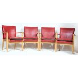 SET OF FOUR VINTAGE 20TH CENTURY PARKER KNOLL ARMC