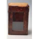 An early 20th Century carriage clock case having p