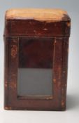 An early 20th Century carriage clock case having p