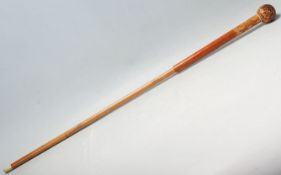 A late 20th Century gentleman's walking stick / ca