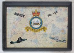 ROYAL AIR FORCE 213 SQUADRON FRAMED PRESENTATION