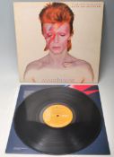 David Bowie - Aladdin Sane vinyl LP record. Fan cl