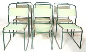 A SET OF SIX VINTAGE RETRO MID 20TH CENTURY STACKI