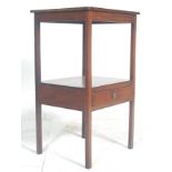 A 19th century George III mahogany whatnot etagere