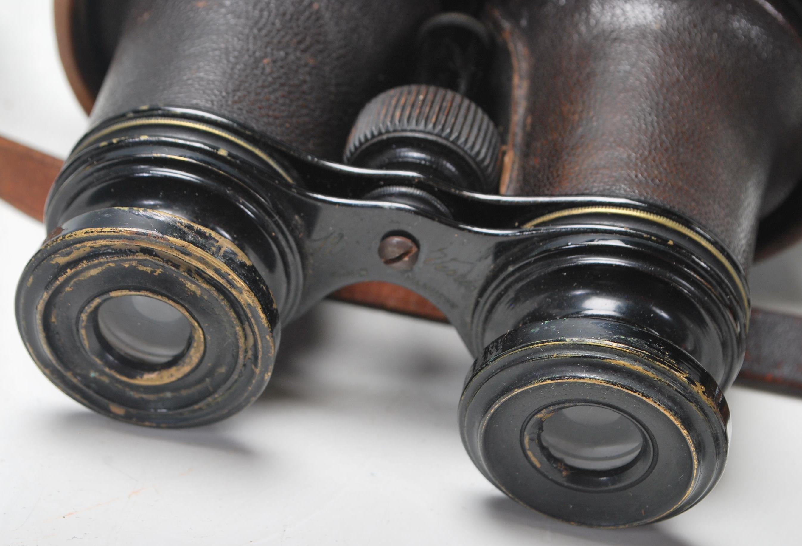Two vintage 20th Century pairs of binoculars to in - Image 5 of 5