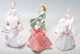 COALPORT AND ROYAL DOULTON PORCELAIN LADIES