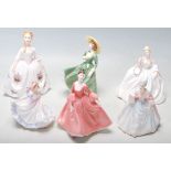 COALPORT AND ROYAL DOULTON PORCELAIN LADIES