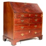 ANTIQUE MAHOGANY BUREAU