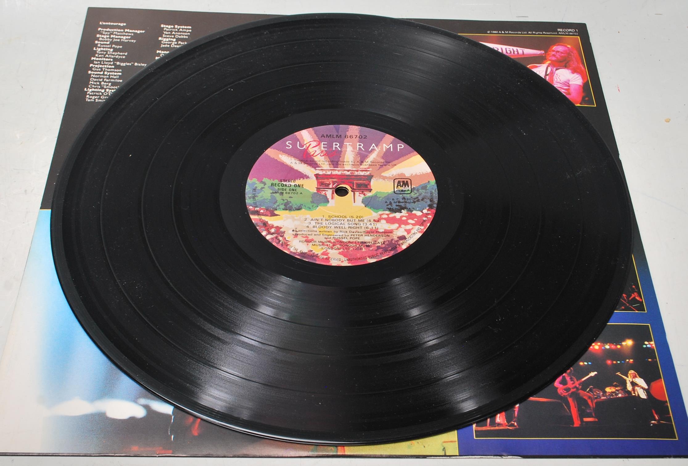 A vinyl LP long play record by Supertramp / Paris. - Image 7 of 11