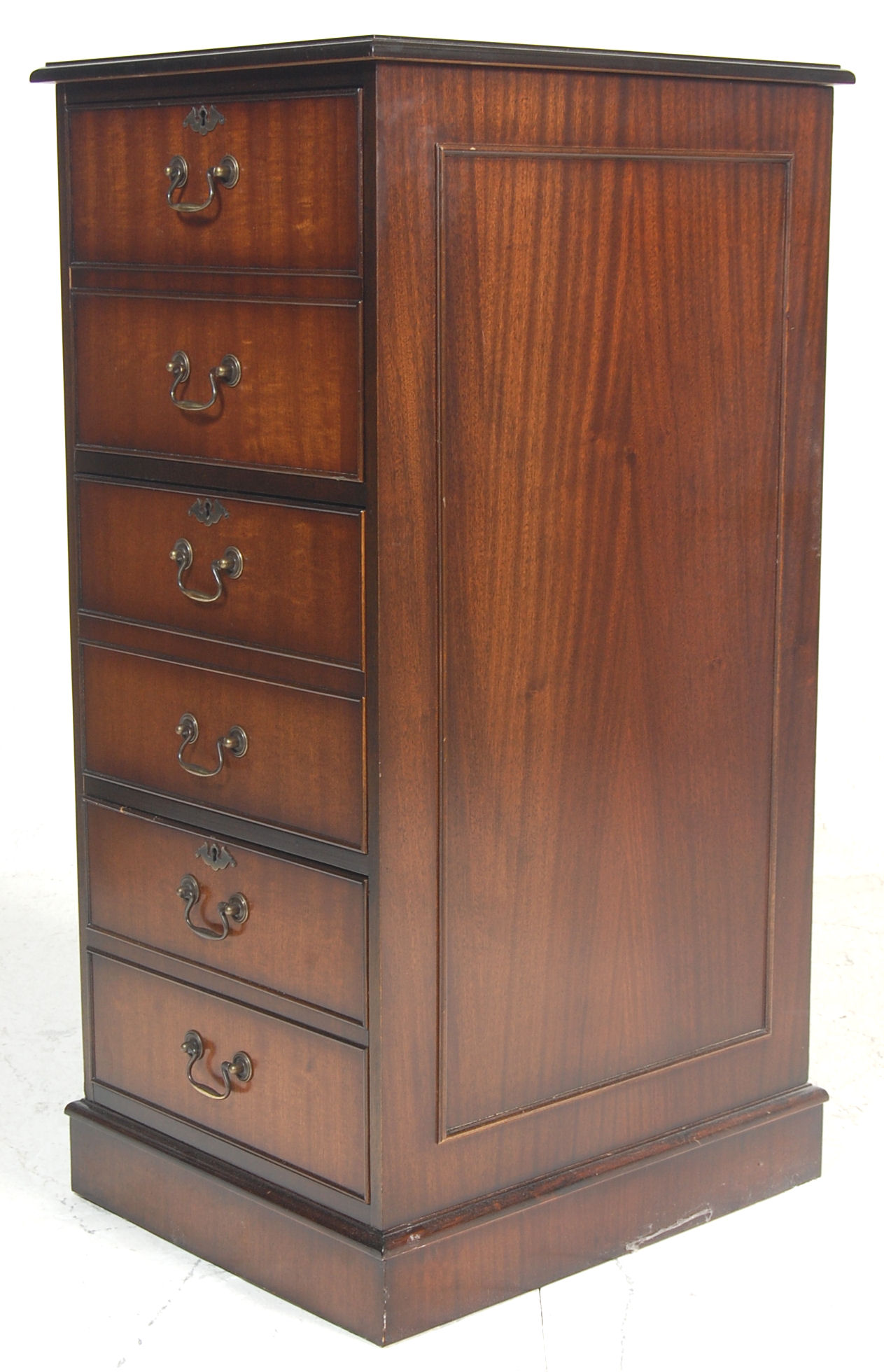 ANTIQUE STYLE MAHOGANY OFFICE FILING CABINET - Image 5 of 5