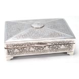 PERSIAN ISLAMIC SILVER CIGARETTE BOX