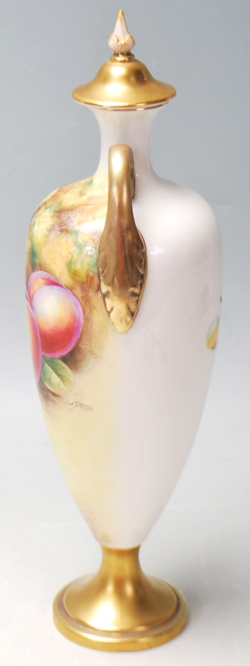 ROYAL WORCESTER VASE J SMITH - Image 4 of 7