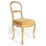 ANTIQUE ROCOCO GILT CHAIR