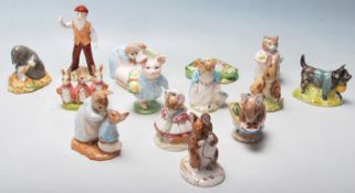 A collection of fourteen Royal Albert The World Of Beatrix Potter ceramic figures to include: Appley