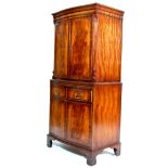 20TH CENTURY MAHOGANY COCKTAIL CABINET