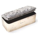 EDWARDIAN SILVER HALLMARKED REPOUSSE BOX