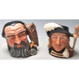 TWO ROYAL DOULTON CHARACTER JUGS / TOBY JUGS