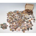 LARGE COLLECTION OF ASSORTED ANTIQUE COINS - ROMAN & 20TH CENTURY