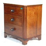 A 19TH VICTORIAN MAHOGANY CHEST OF DRAWS